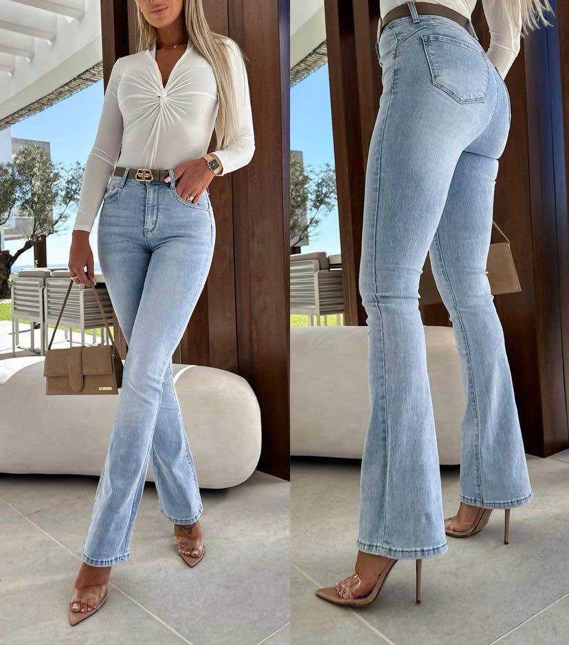 Light Flair Denim Jeans