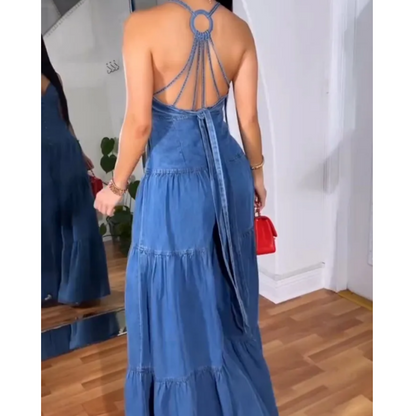 Sexy Backless Women’s V-Neck Jumpsuit